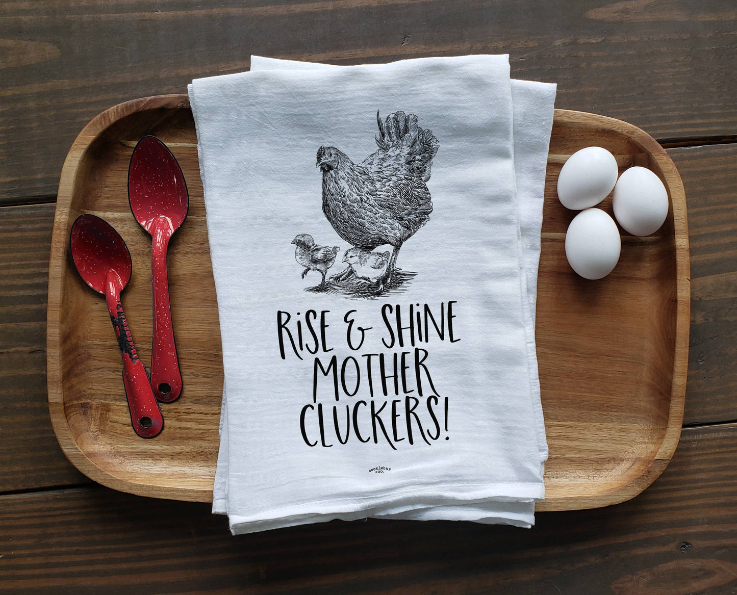 Rise and Shine - Chicken Tea Towel