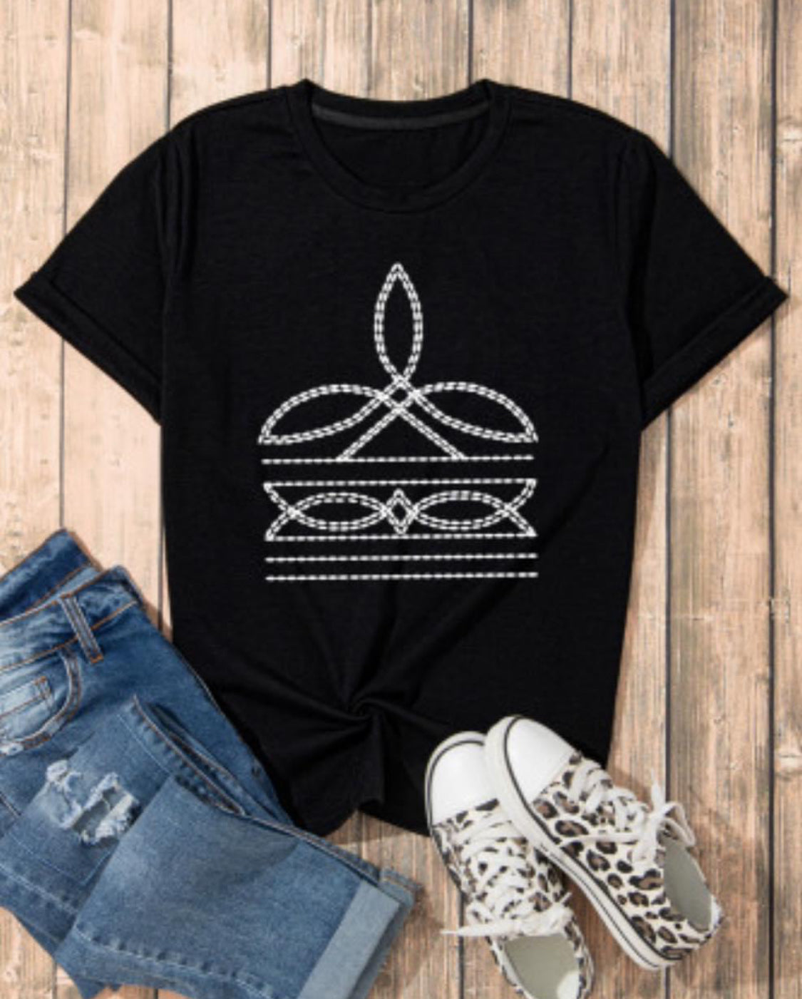 Black Western Pattern