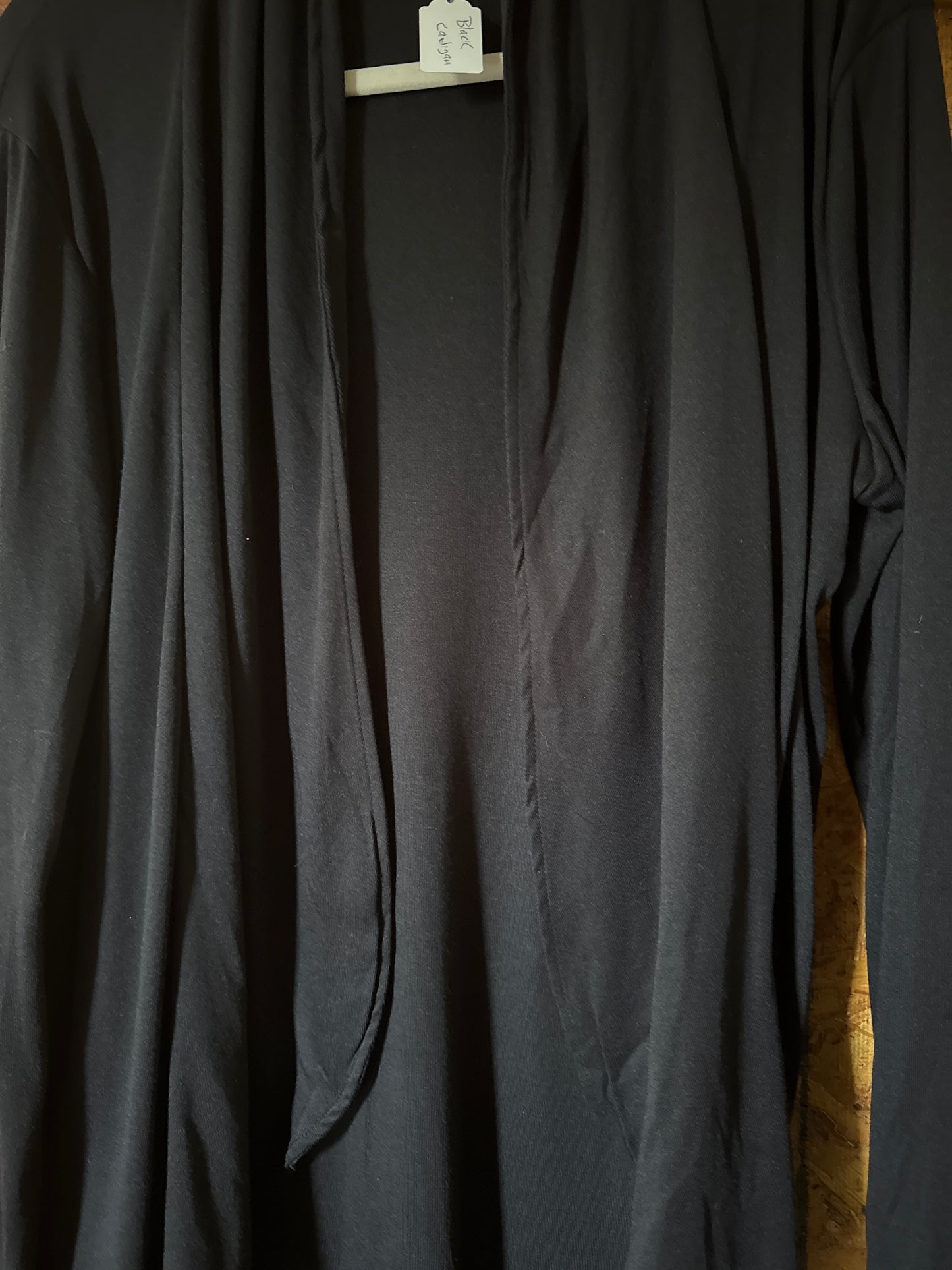 Black cardigan
