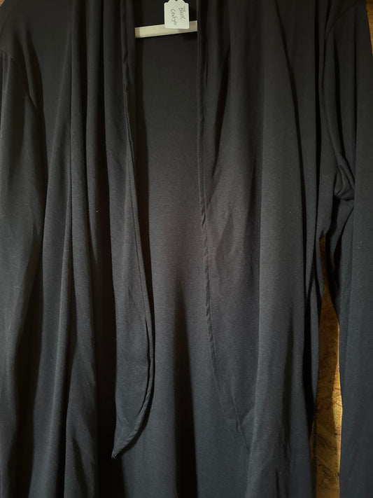 Black cardigan
