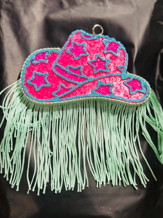 Freshie Pink cowgirl freshie