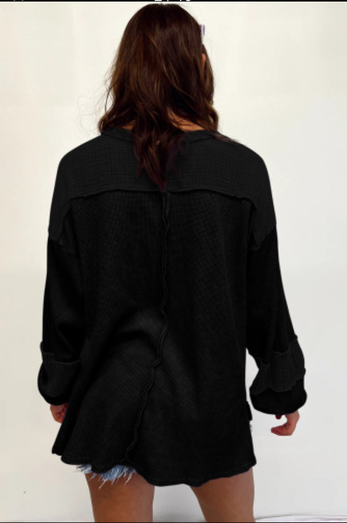 Exposed Seam Bubble Sleeve
