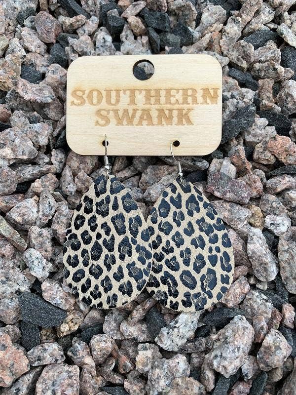 Lizzy Leopard Earrings
