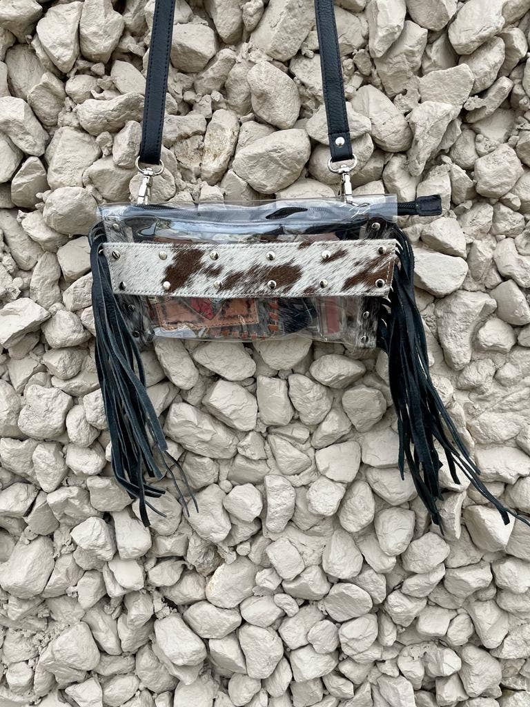 Tooled clear Stadium Crossbody