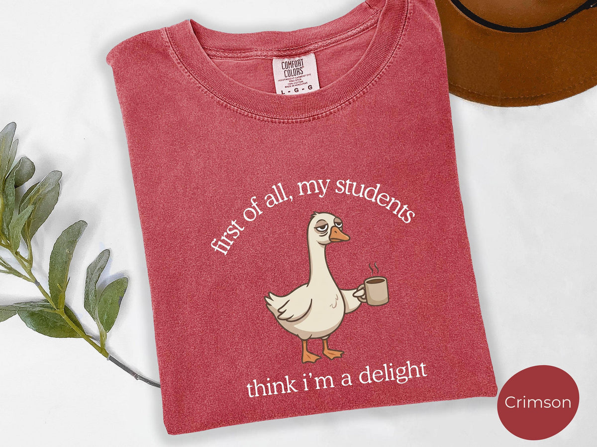 Funny Teacher Shirt,  Funny Back to School Sweater: Blue Jean / M / Comfort Color T-Shirt