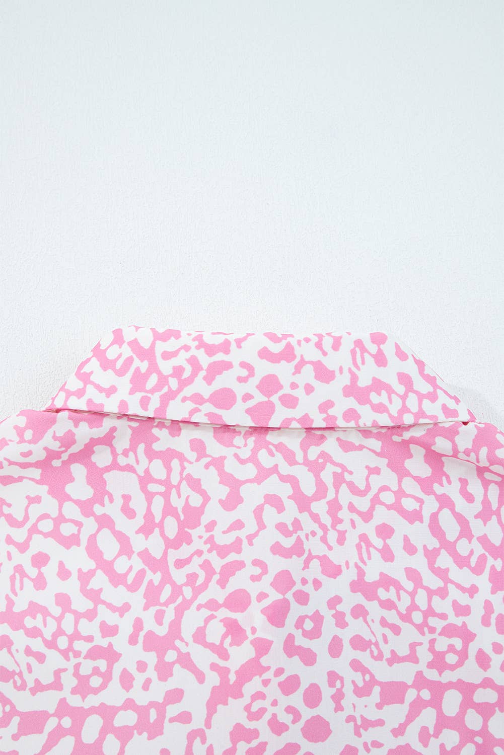 Leopard Striped Western Patchwork Button-up Shirt