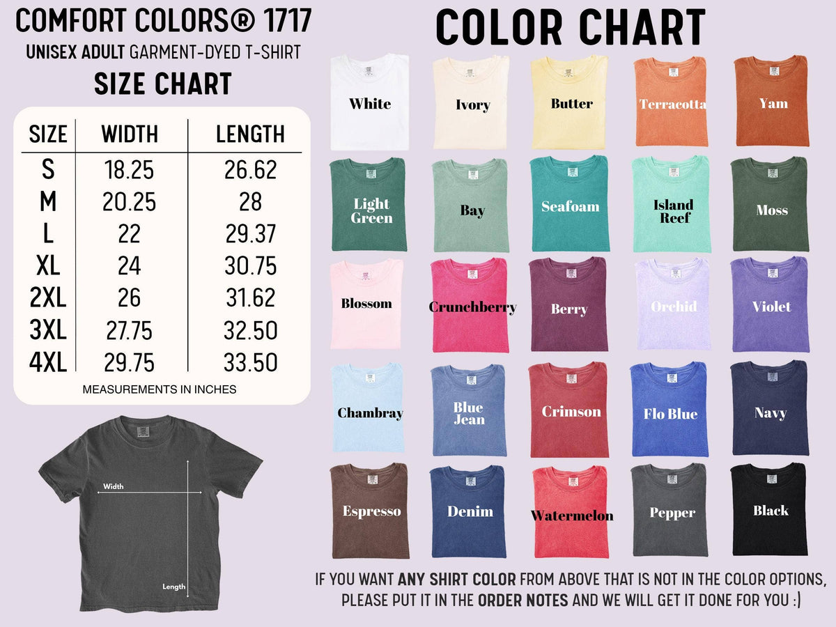Comfort Colors In October We Wear Pink Tee, Spooky Season : Pepper / L / Comfort Color T-Shirt