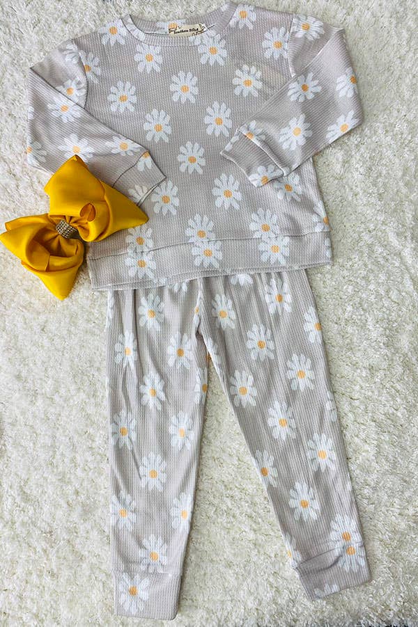 Daisy sweatshirts & pant girls clothing sets
