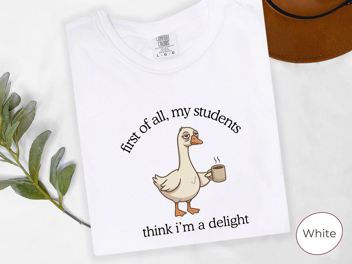 Funny Teacher Shirt,  Funny Back to School Sweater: Blue Jean / M / Comfort Color T-Shirt