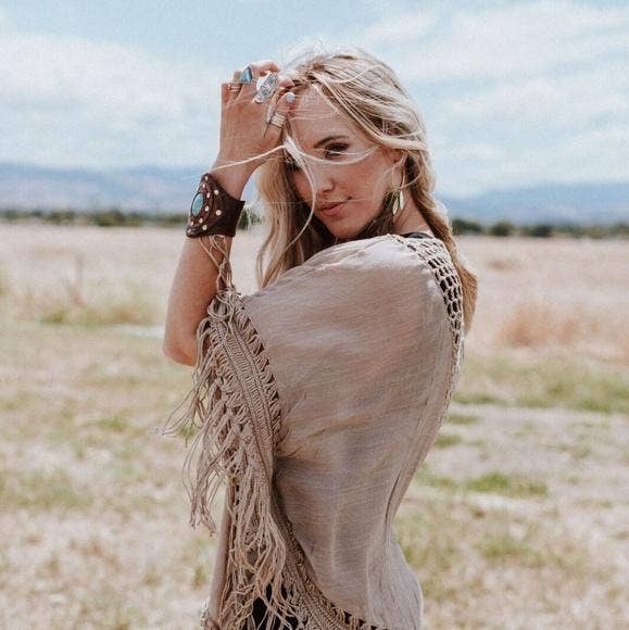 Dreamy Macramé Kimono - Mocha: Mocha