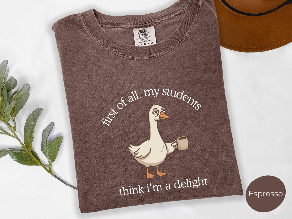 Funny Teacher Shirt,  Funny Back to School Sweater: Blue Jean / M / Comfort Color T-Shirt