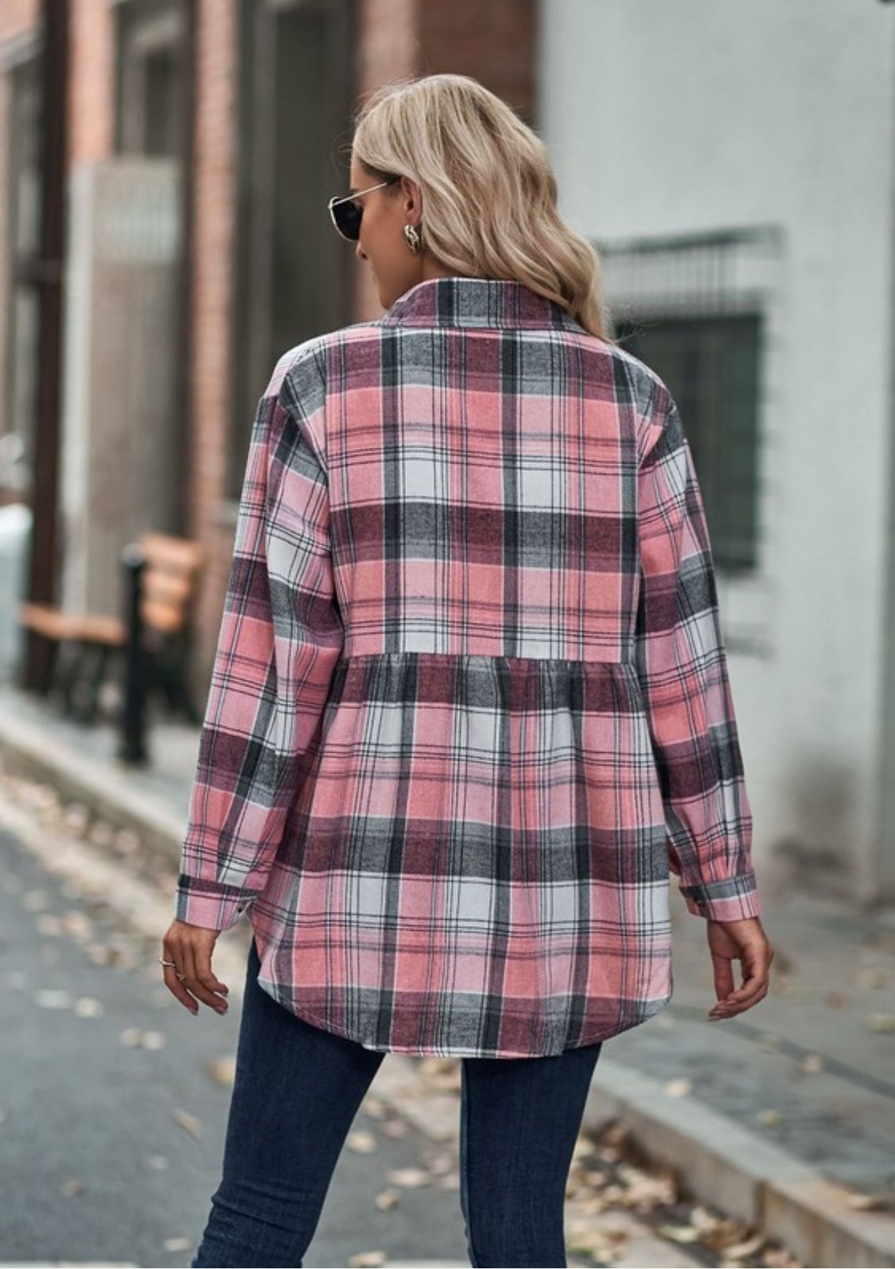 Women’s long sleeve casual button down