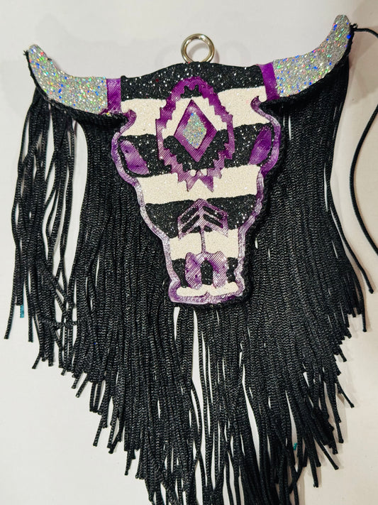 Purple Black Skull
