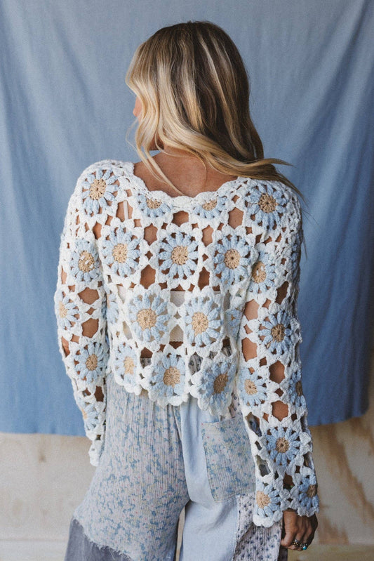 Free To Dream Crochet Top - Ivory: Ivory