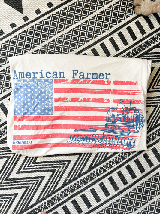 American Farmer:Cream T-shirt